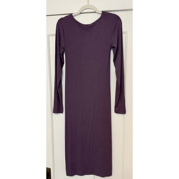 NWT Universal Standard Ribbed Longsleeve Square Neck Dress Size XXS - Picture 2 of 5